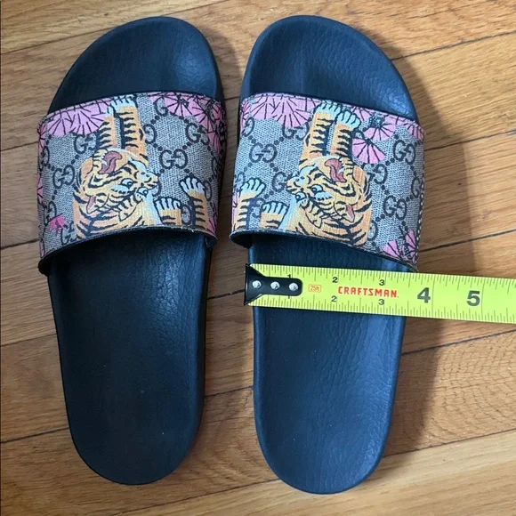 Gucci Bengal Tiger Sakura Slides - Picture 11 of 16